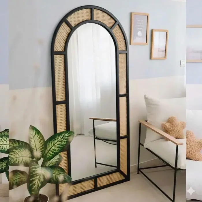 Woven - Framed Mirror – Custom Decorative Series - Image 2